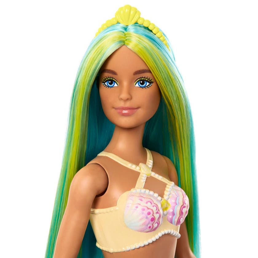 Barbie Mermaid - Blått/Grønt Hår