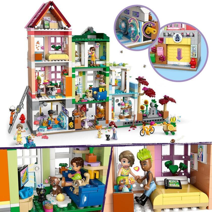 LEGO Friends 42670, Heartlake Citys leiligheter og butikker