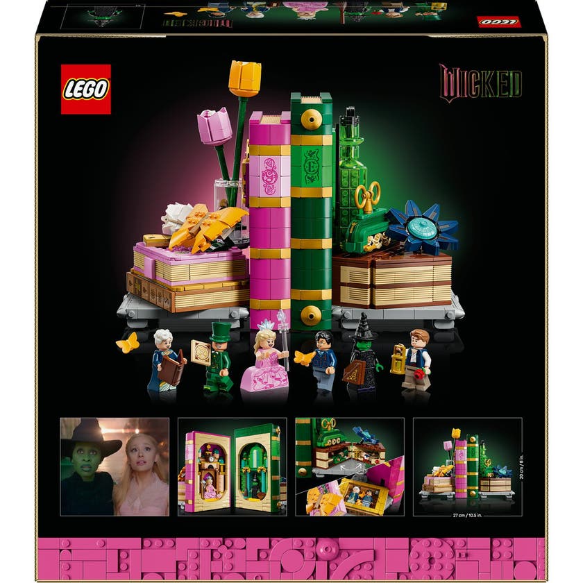 LEGO Wicked 75691, Glinda & Elphaba – bokstøtter