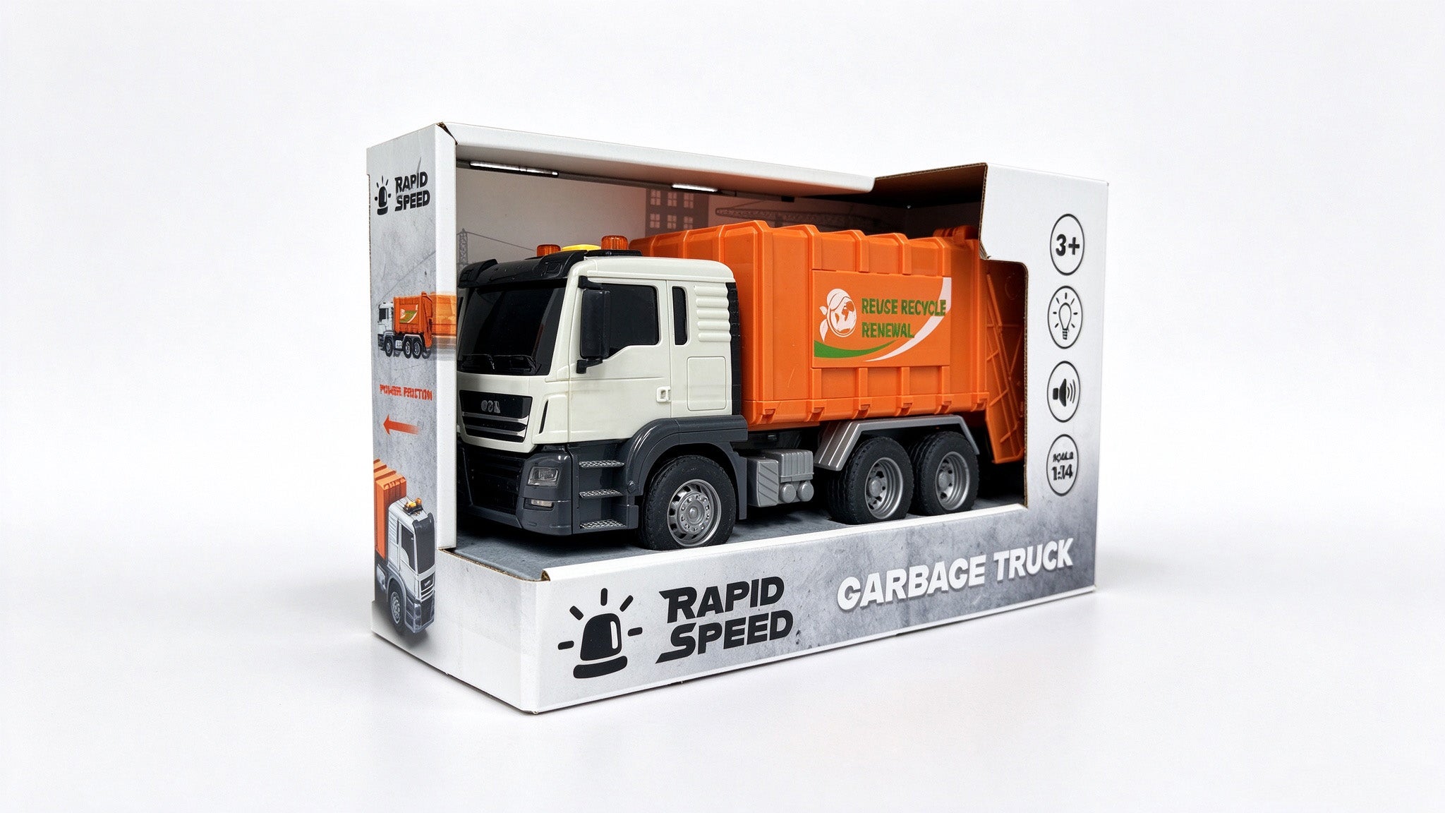 Rapid Speed, Søppelbil orange