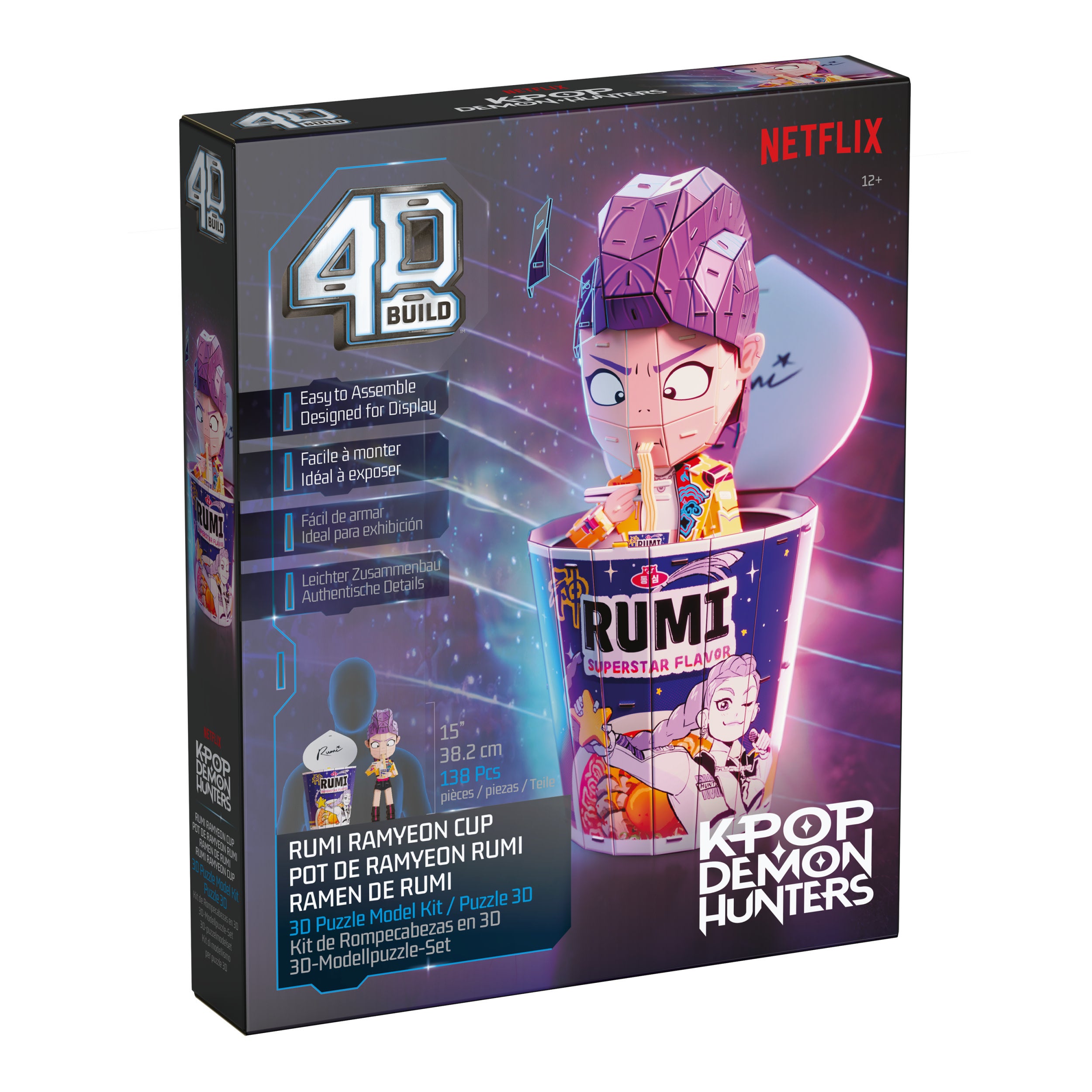 4D Build Rumi 3D-puslespill fra K-pop Demon Hunters