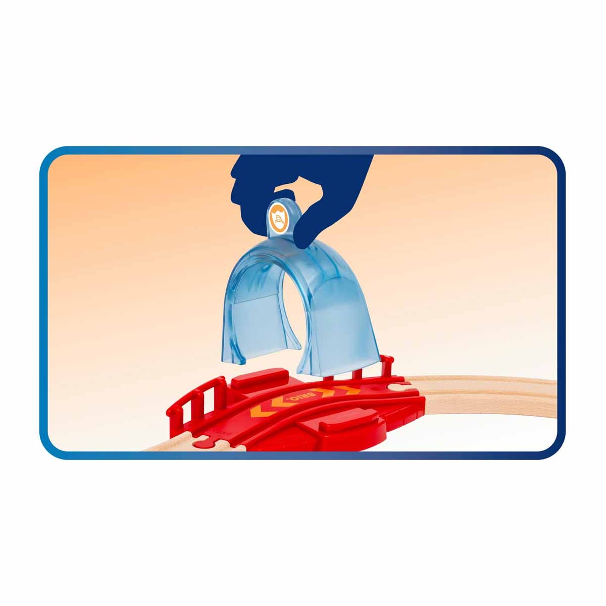 BRIO 33976, Redningsaksjon Tunnelfartøysett Smart Tech Lyd