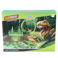 Clixtracks Dinosaur-racerbane 178 deler
