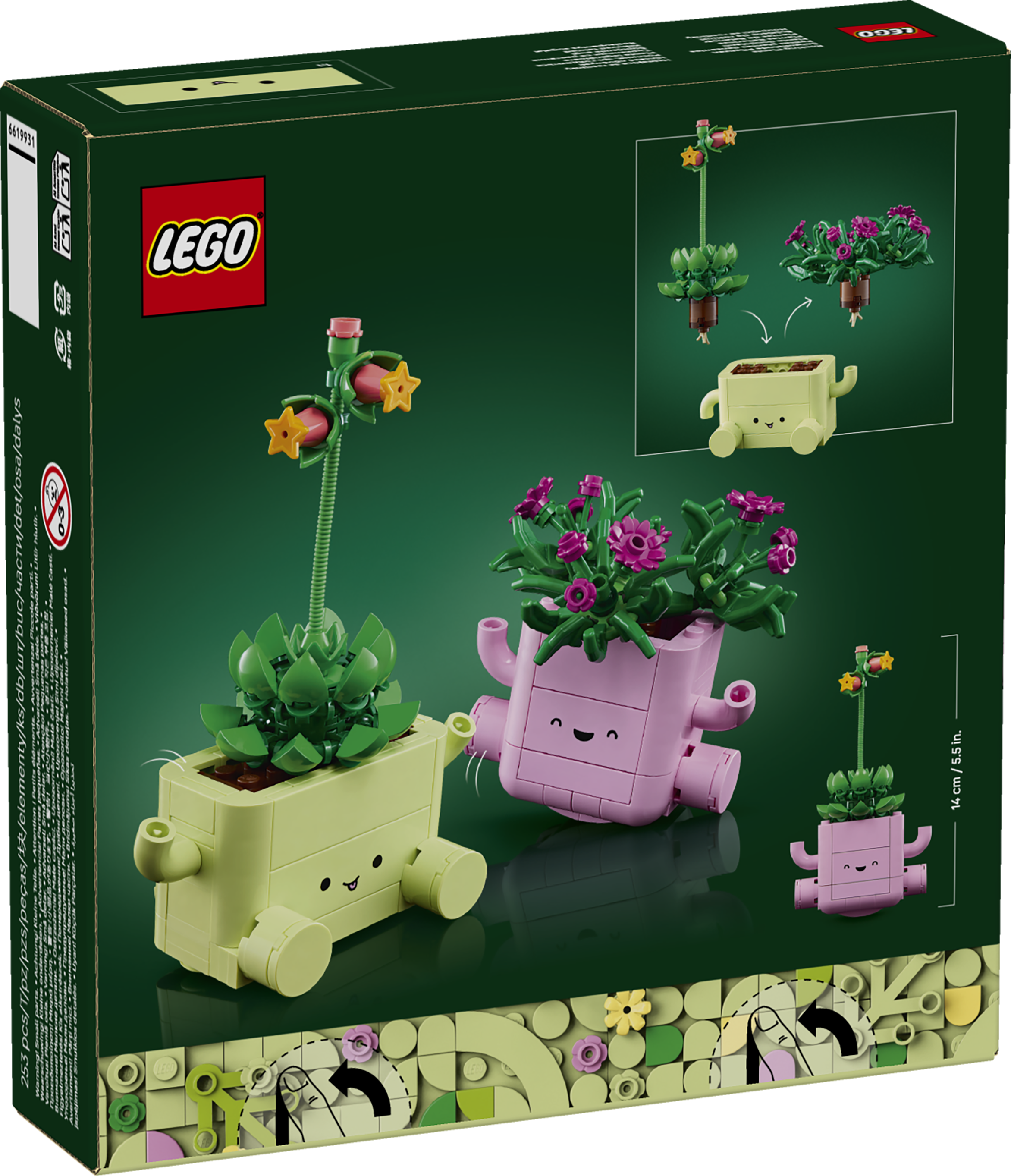 LEGO® Botanicals Gyngende planter. Byggesett 11506