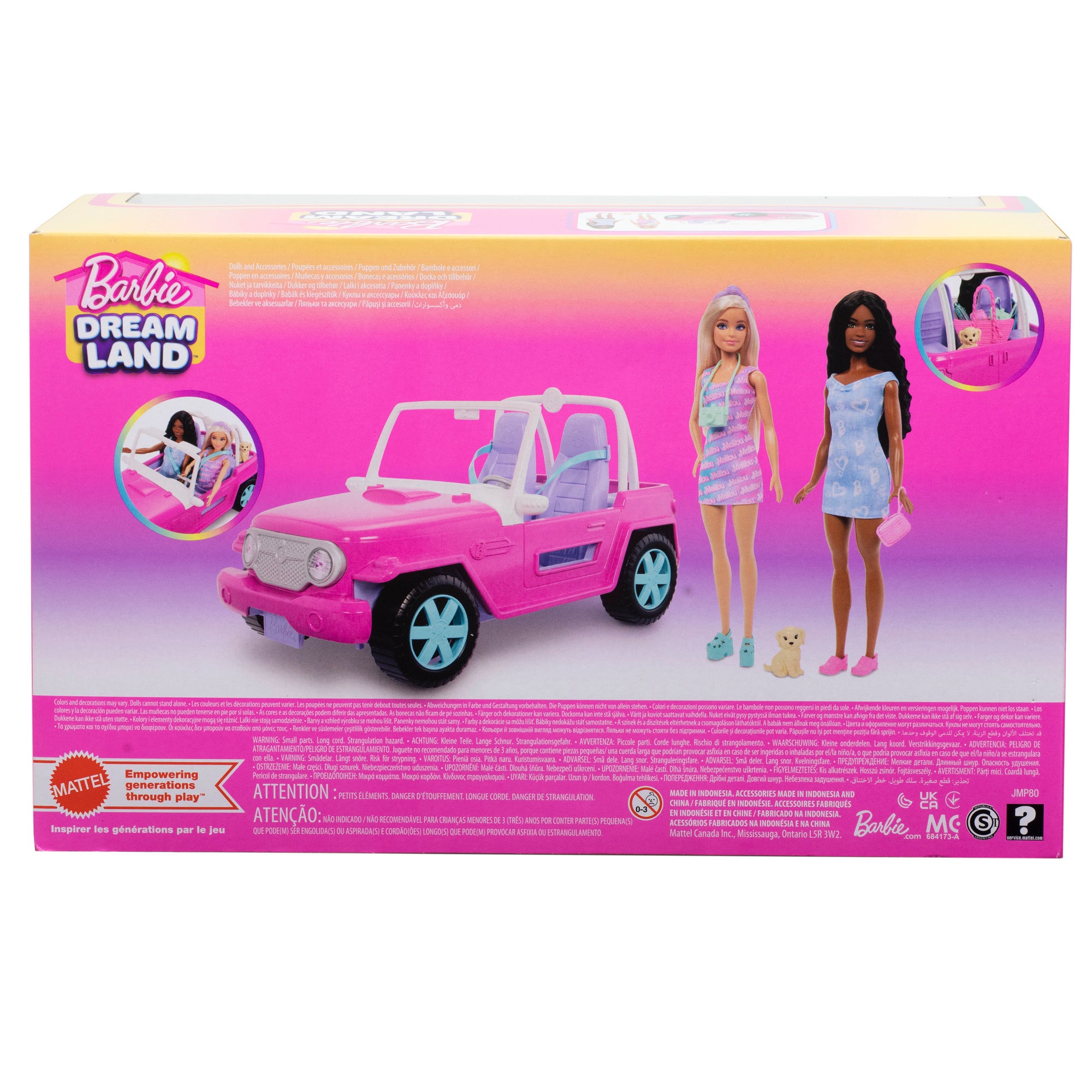 Barbie Dream Land Dukker og Kjøretøy