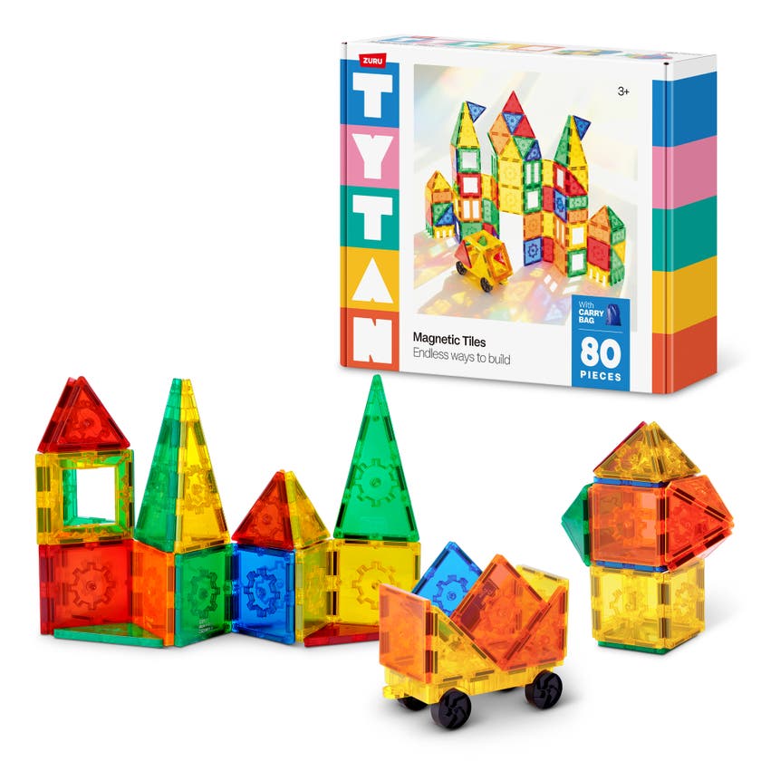 TYTAN Magnetiske brikker 80 deler