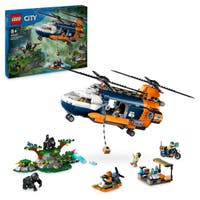 LEGO City 60437, Jungelhelikopter og baseleir