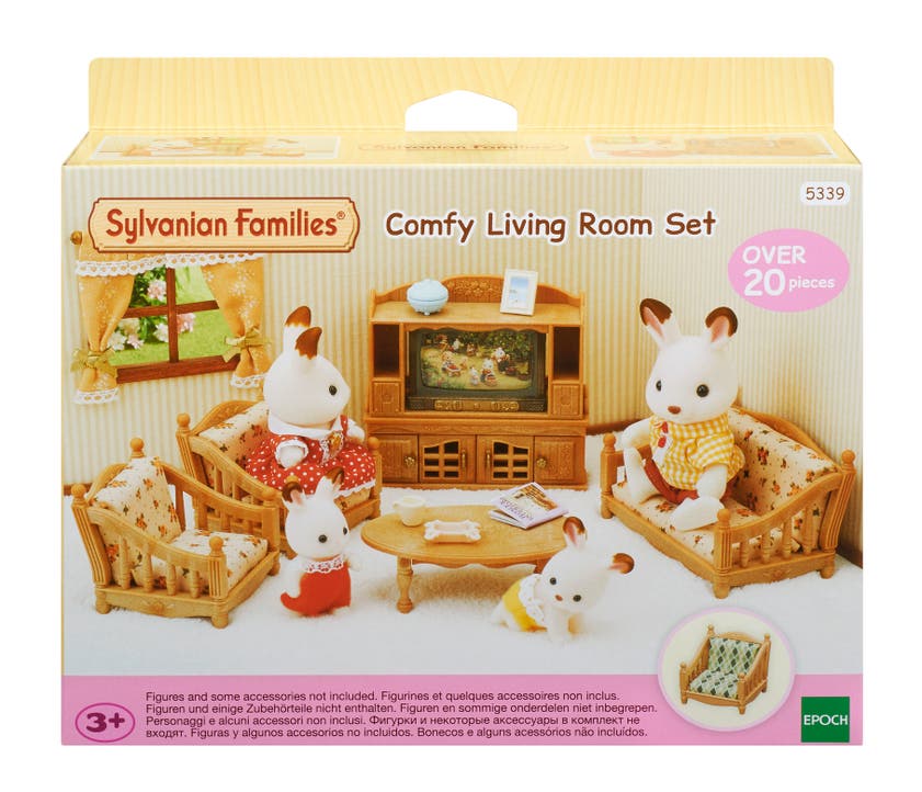 Sylvanian Families - Sofagruppe med TV-sett