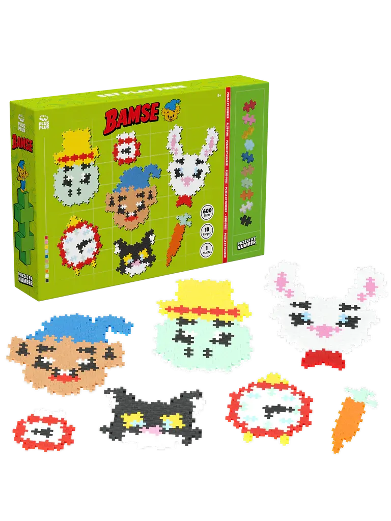 Plus-Plus Bamse & venner 600 stk
