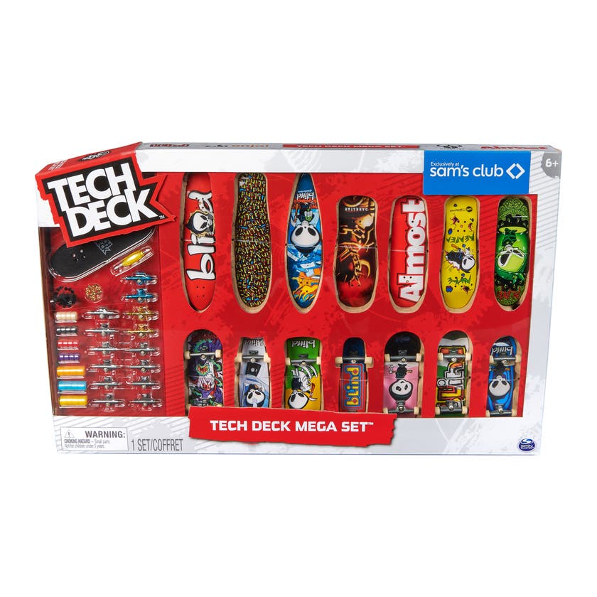 Tech Deck Mega Set w. 14 boards