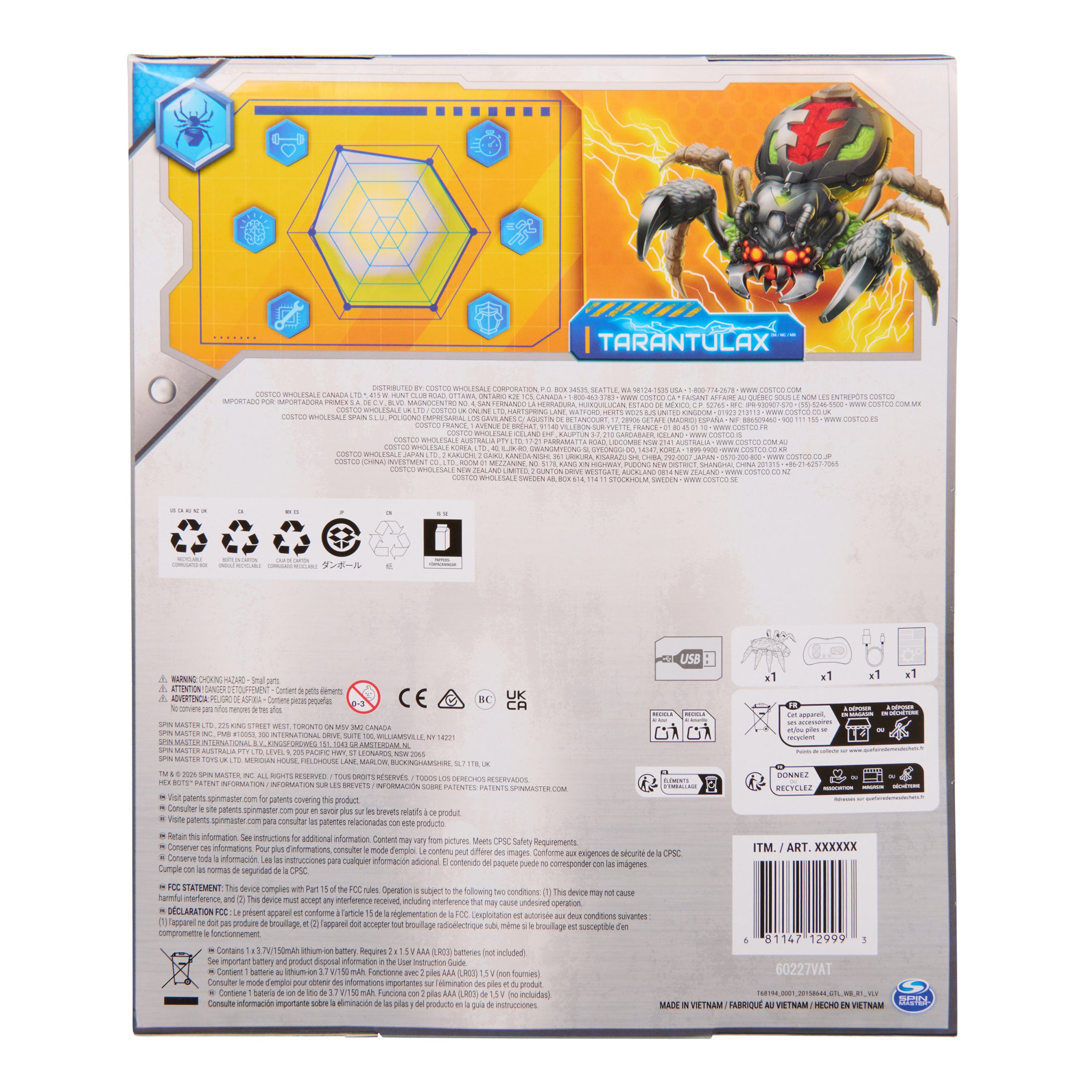 HEX BOTS Wall Crawler Spider Robotspindel