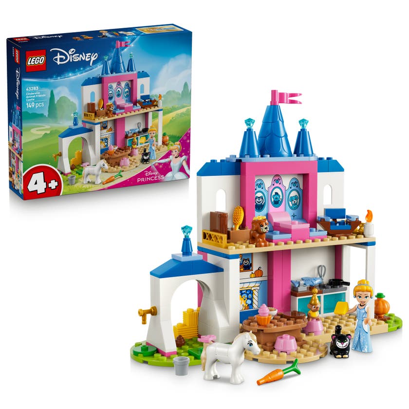 LEGO® ǀ Disney Princess Slott med Askepott og dyrevennene 43283