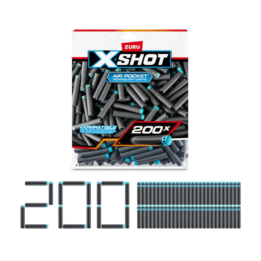 XSHOT Excel 200PK Refill Piler Foliepose