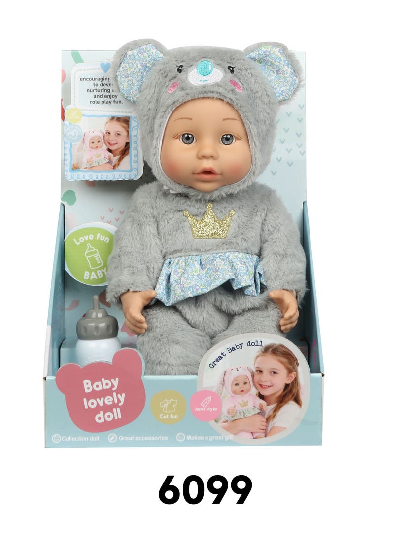 Humble & Heart Dukke i koala-drakt 30 cm
