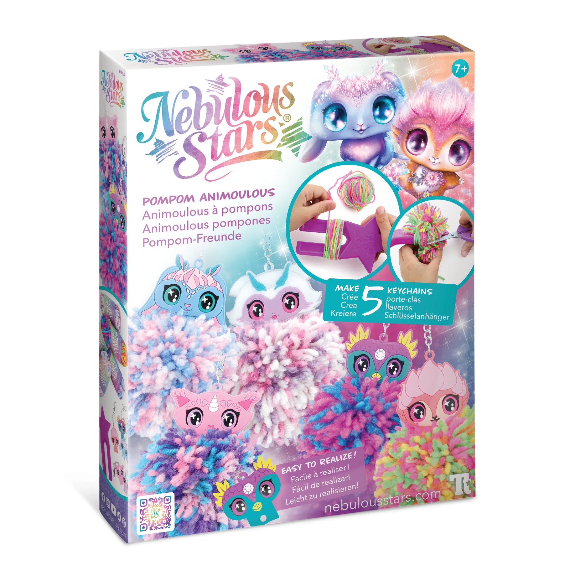 Nebulous Stars Pompom Animoulous sett