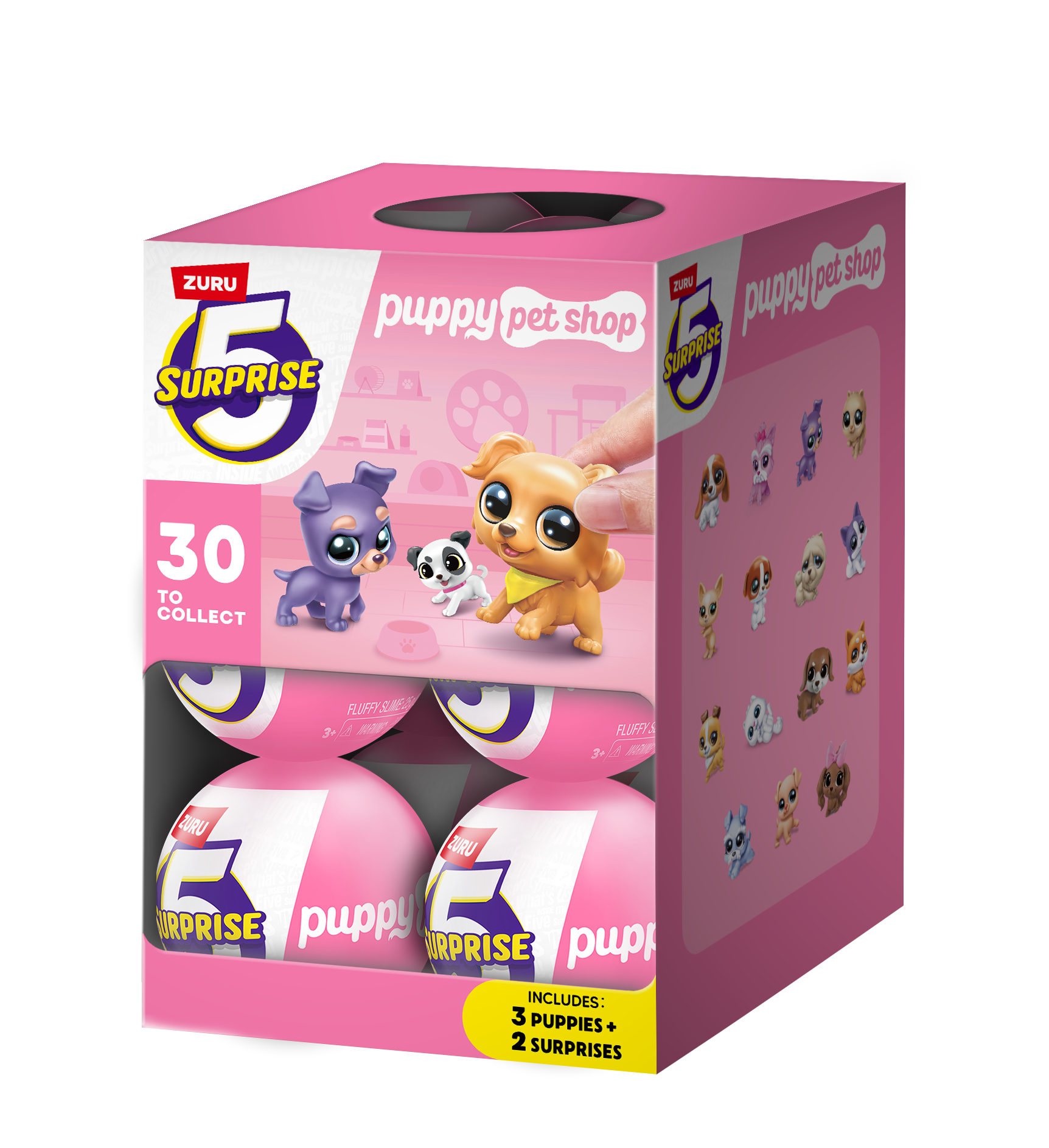5 Surprise Puppies Samlerligur