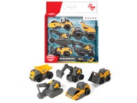 Dickie Toys 5-pakning Volvo anleggsbiler