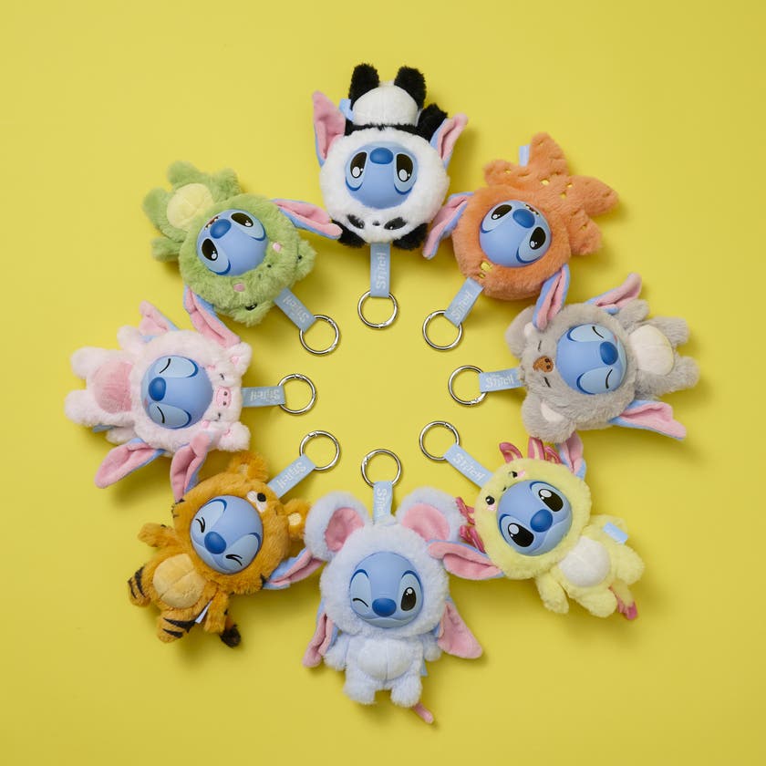 Disney YuYus Stitch Mystery Plush nøkkelring 12 cm
