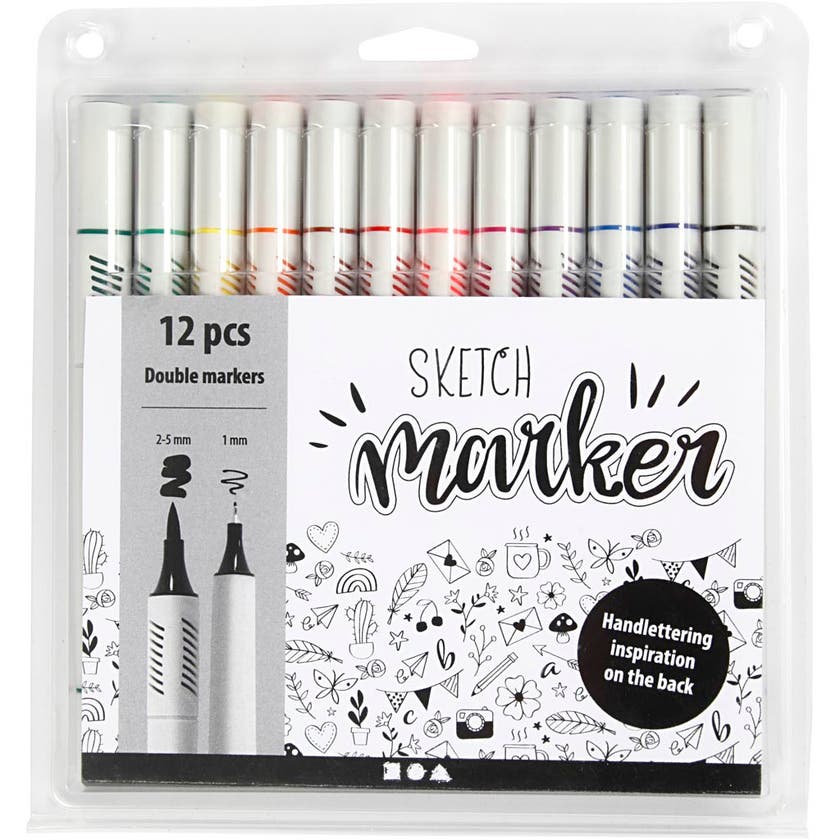 Sketch Marker, standardfarger