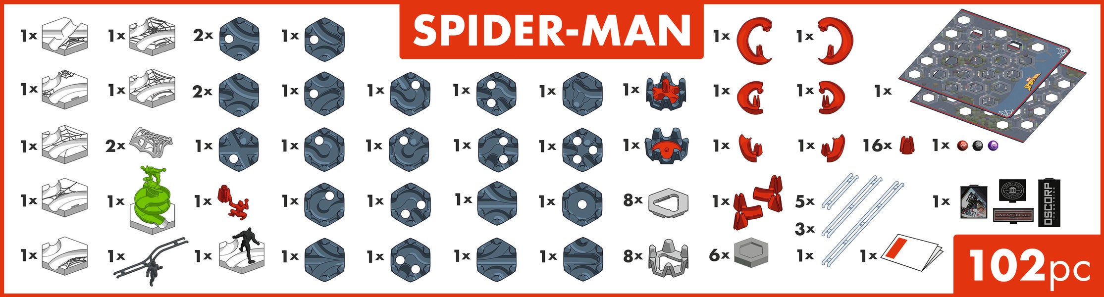 Ravensburger Gravitrax Action Set M Spider-Man