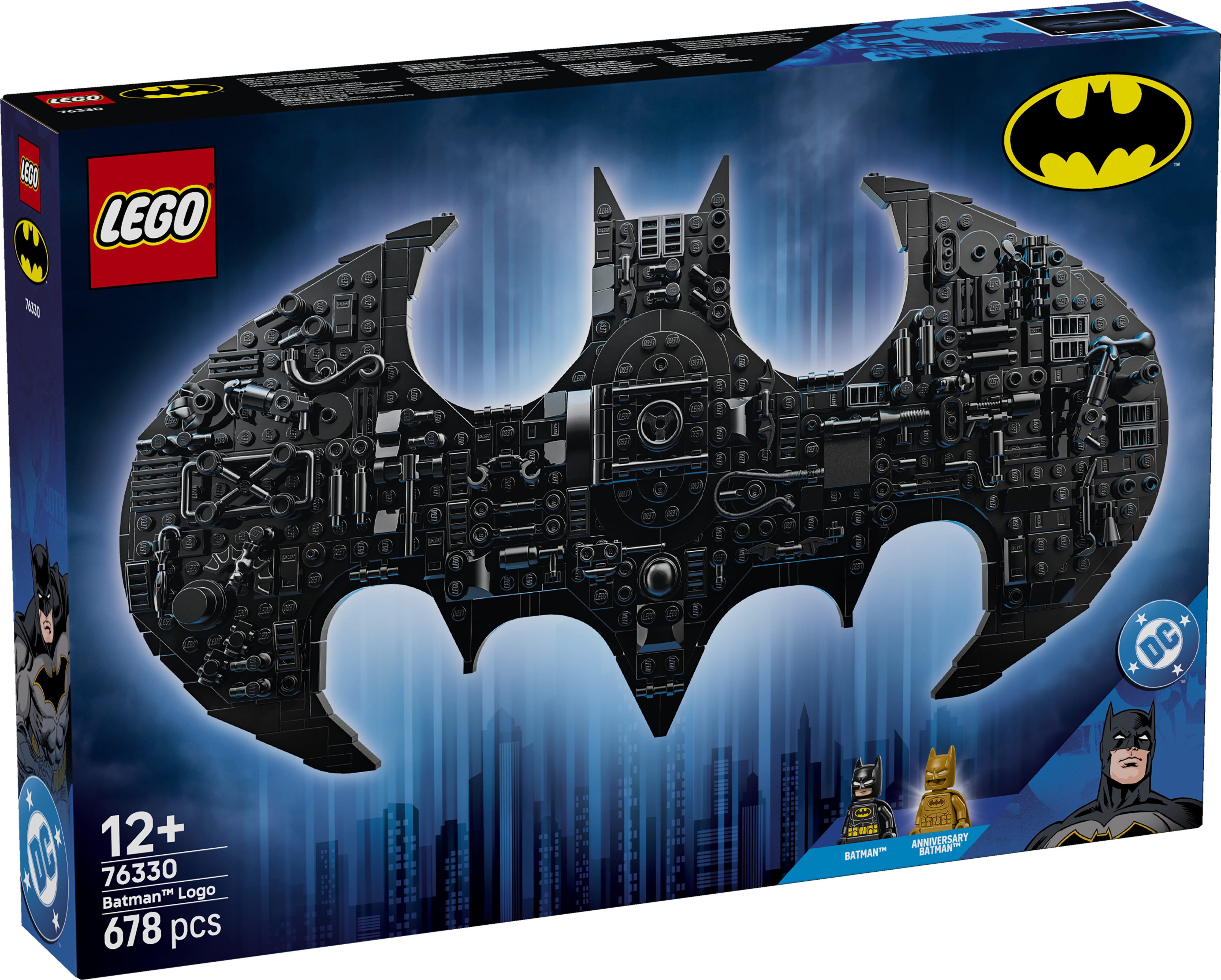 LEGO® DC Batman™: Logoen til Batman. Superhelt-leke 76330