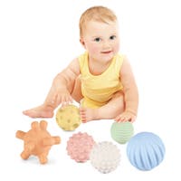 KID, Teksturballer 6 stk Pastell