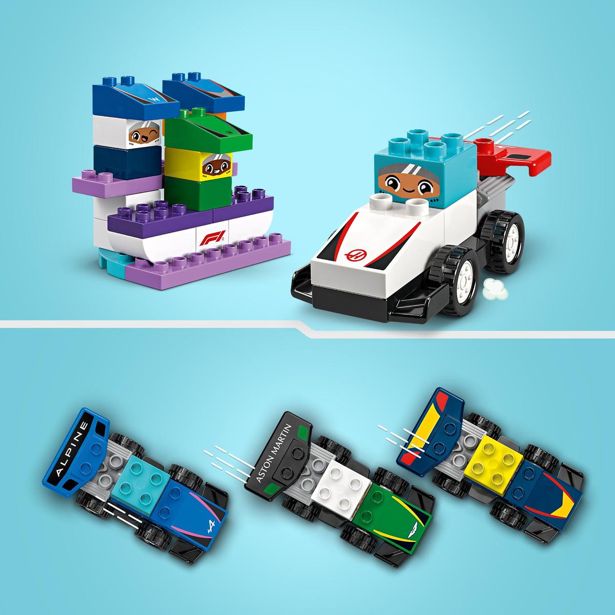 LEGO DUPLO Town 10445, F1® Team – racerbiler og sjåfører