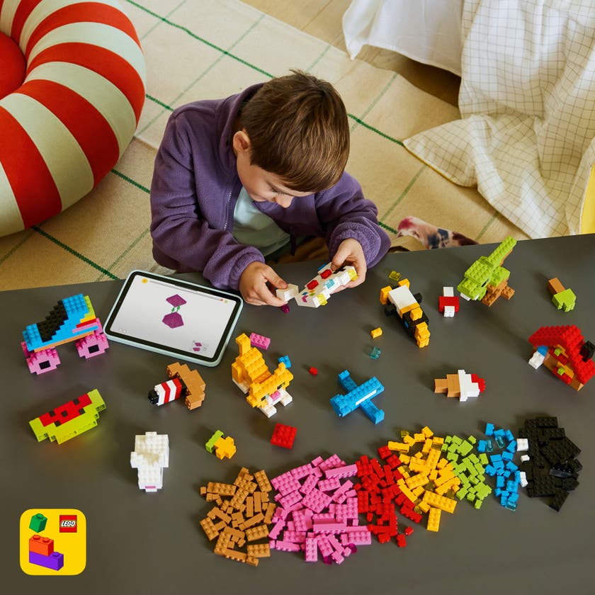 LEGO® Classic Kreativitetssett med fargerike klosser 11045