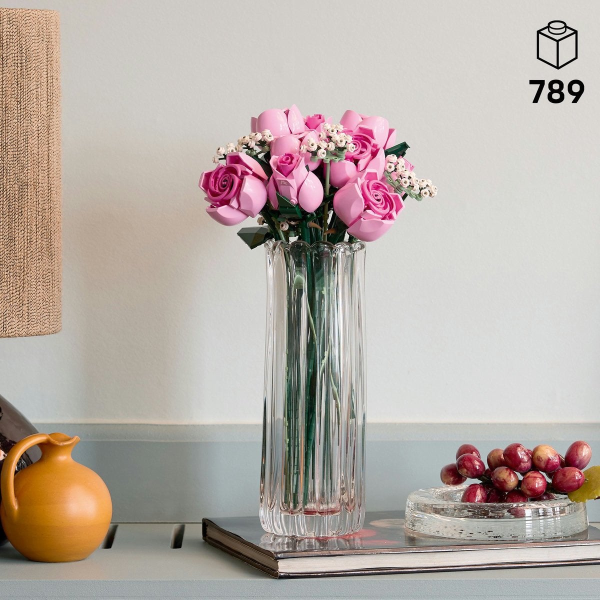 LEGO® Botanicals Bukett med rosa roser, Dekorative blomster 10374