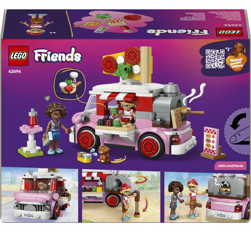 LEGO® Friends Pizzabil, lekesett med byggeleke 42677