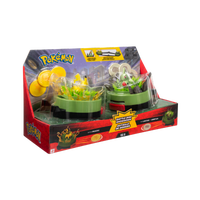 Pokemon Battle Disc Showdown Pikachu vs Larvitar