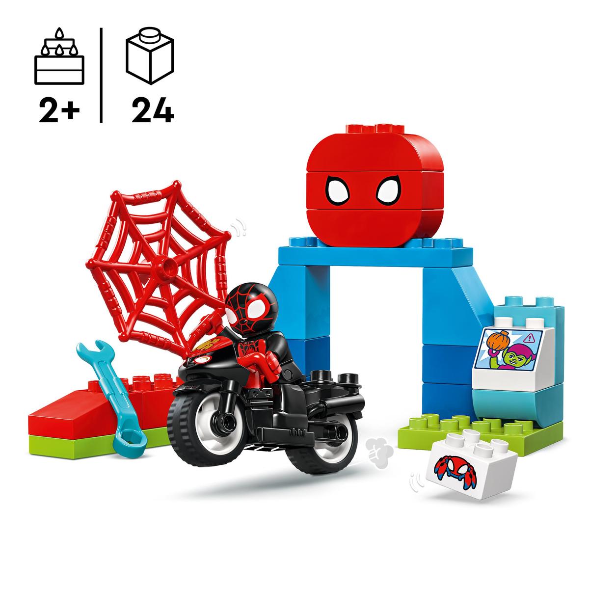 LEGO DUPLO Marvel 10424, Spinner motorsykkeleventyr