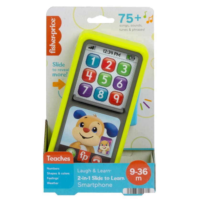 Fisher Price, 2-i-1 Slide to Learn Phone nordisk