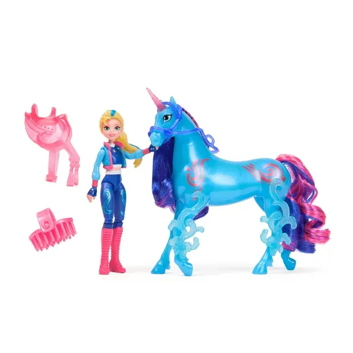 Unicorn Academy Doll & Unicorn V2 - Isabel & River