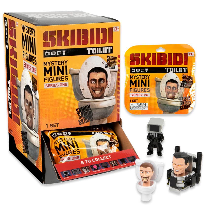 SKIBIDI TOILET MINI MYSTERY FIGURES ASS CDU