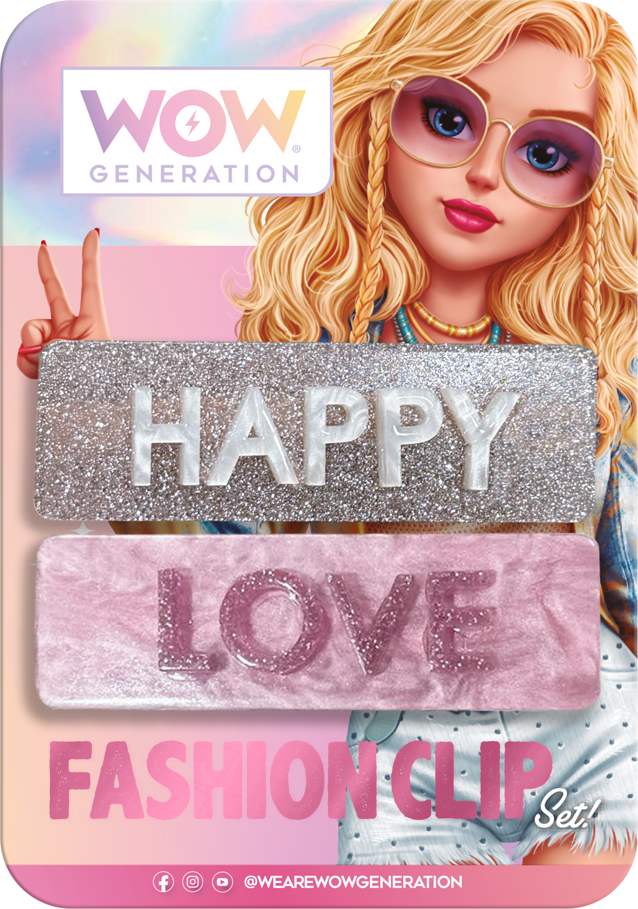 WOW Generation, Mote Hårspenner, 2 stk