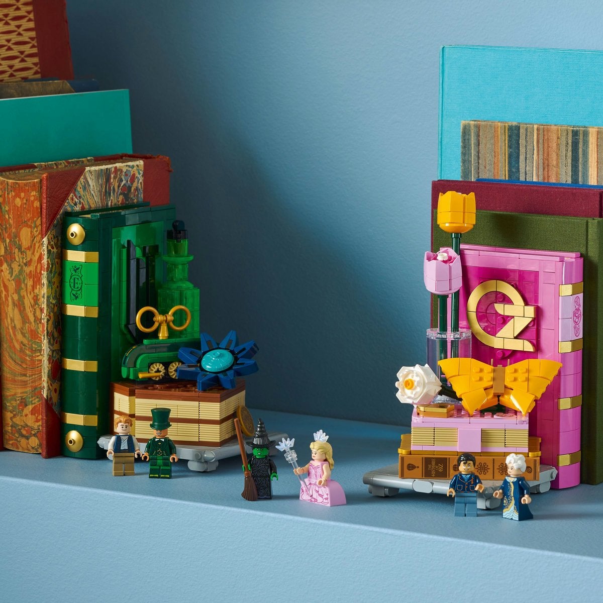 LEGO Wicked 75691, Glinda & Elphaba – bokstøtter