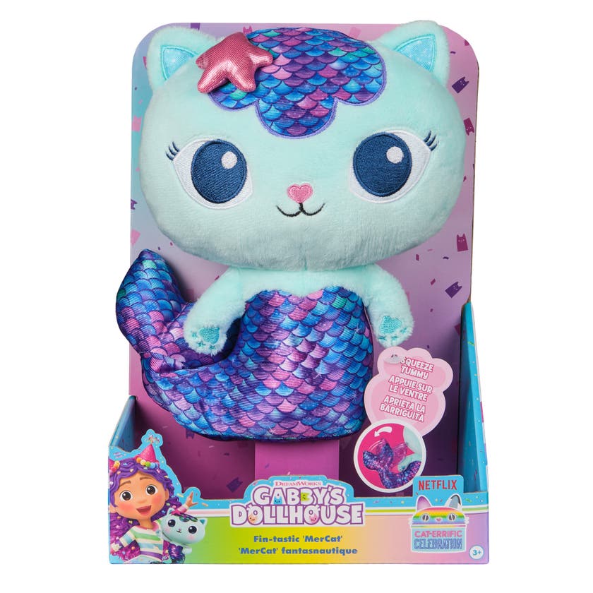 Gabbys Dukkehus – MerCat Deluxe Kosedyr, 25 cm
