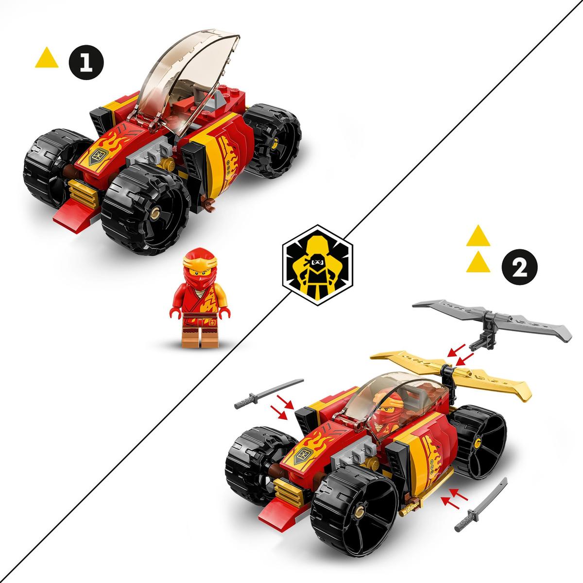 LEGO NINJAGO 71780, Kais ninjaracerbil EVO