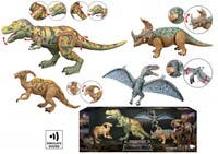 Animal Life - Tyrannosaurus Rex med lyd og 3 kompiser