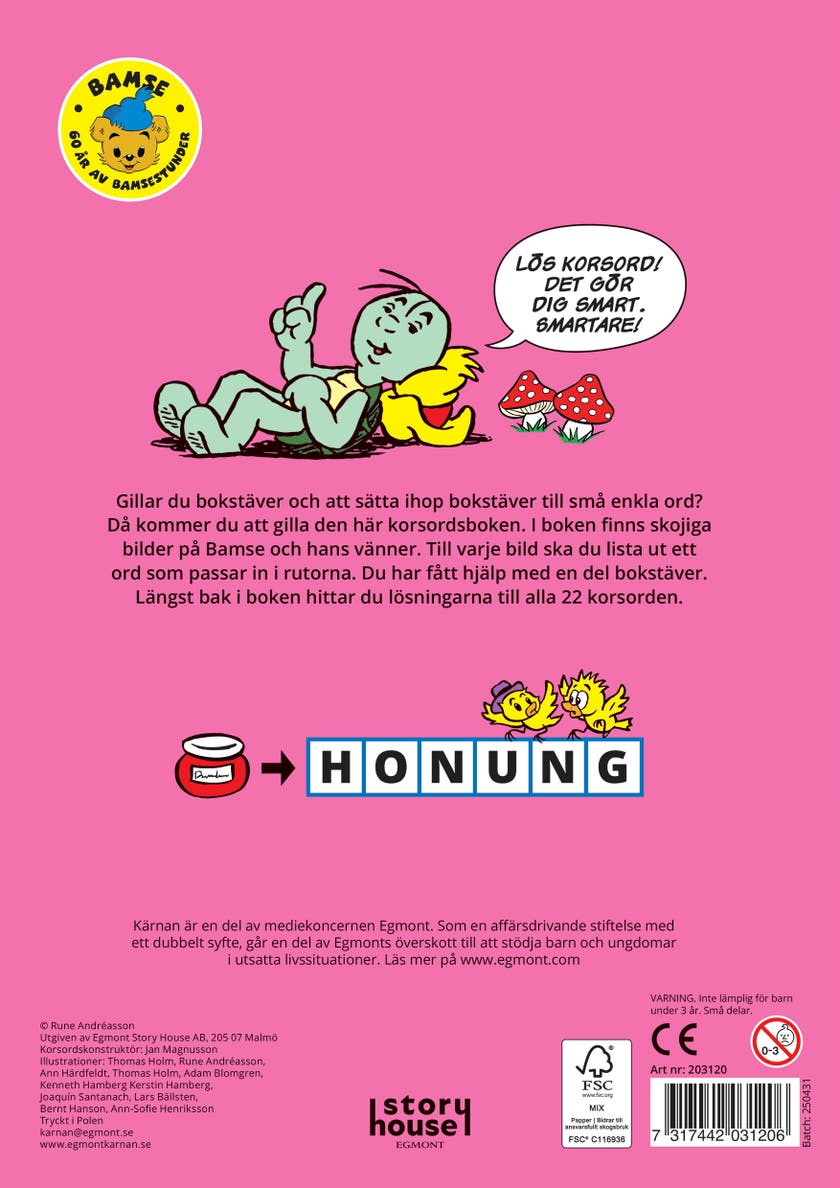 Bamse Kryssordsbok