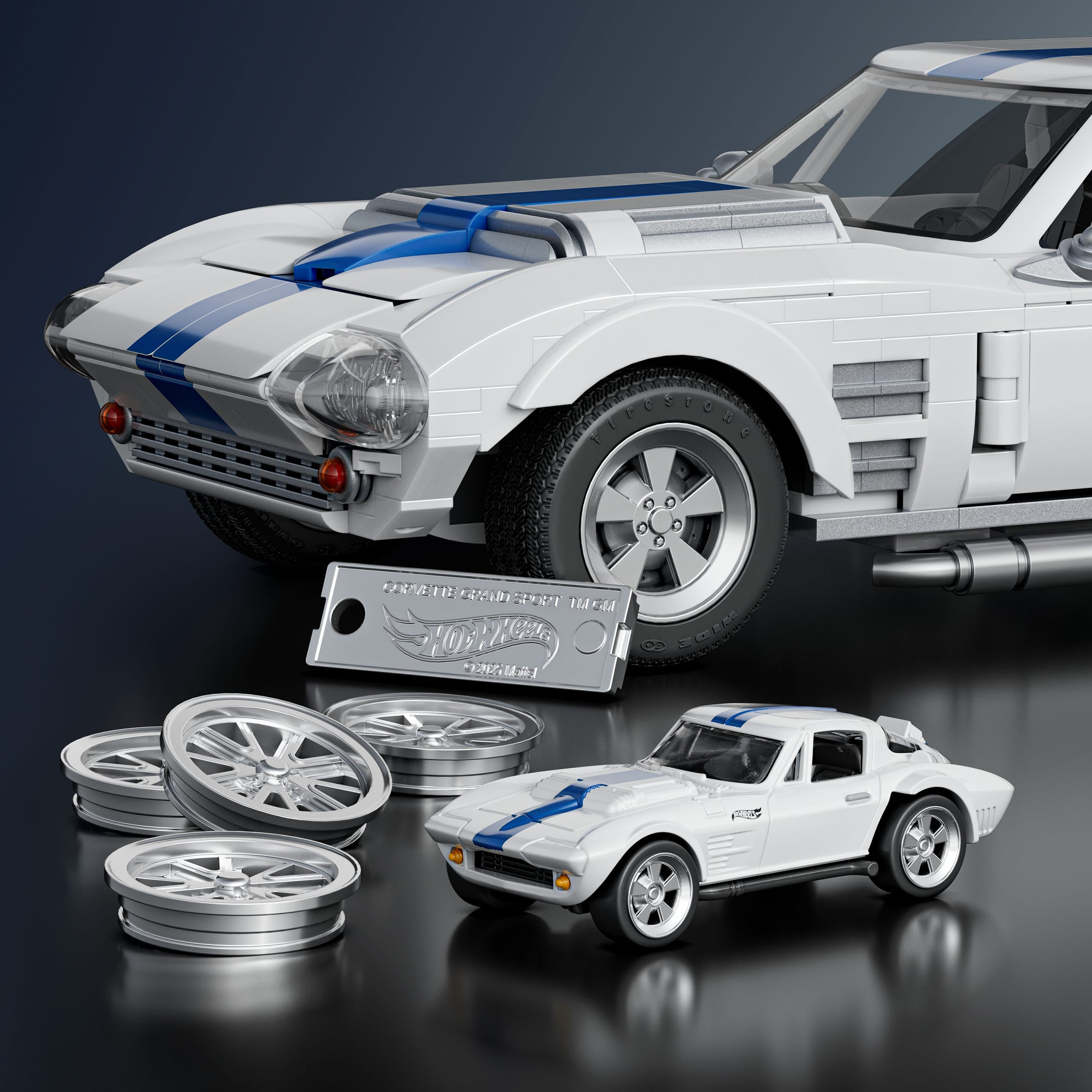 Mattel Brickshop Elite Series Corvette