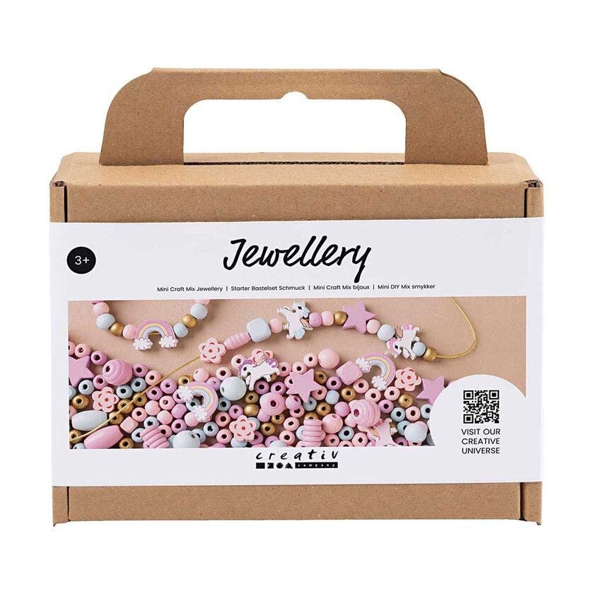 Mini Diy Mix Smykker, Pastellfarger, 1 Pakke.