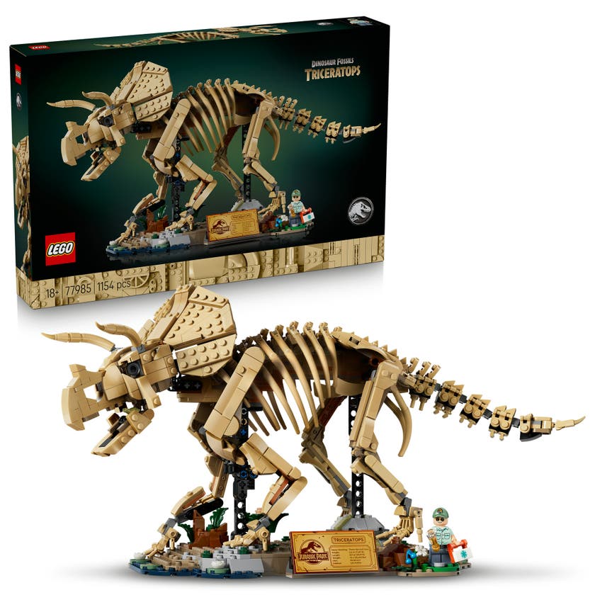 LEGO® Jurassic World Dinosaurfossiler: Triceratops 77985