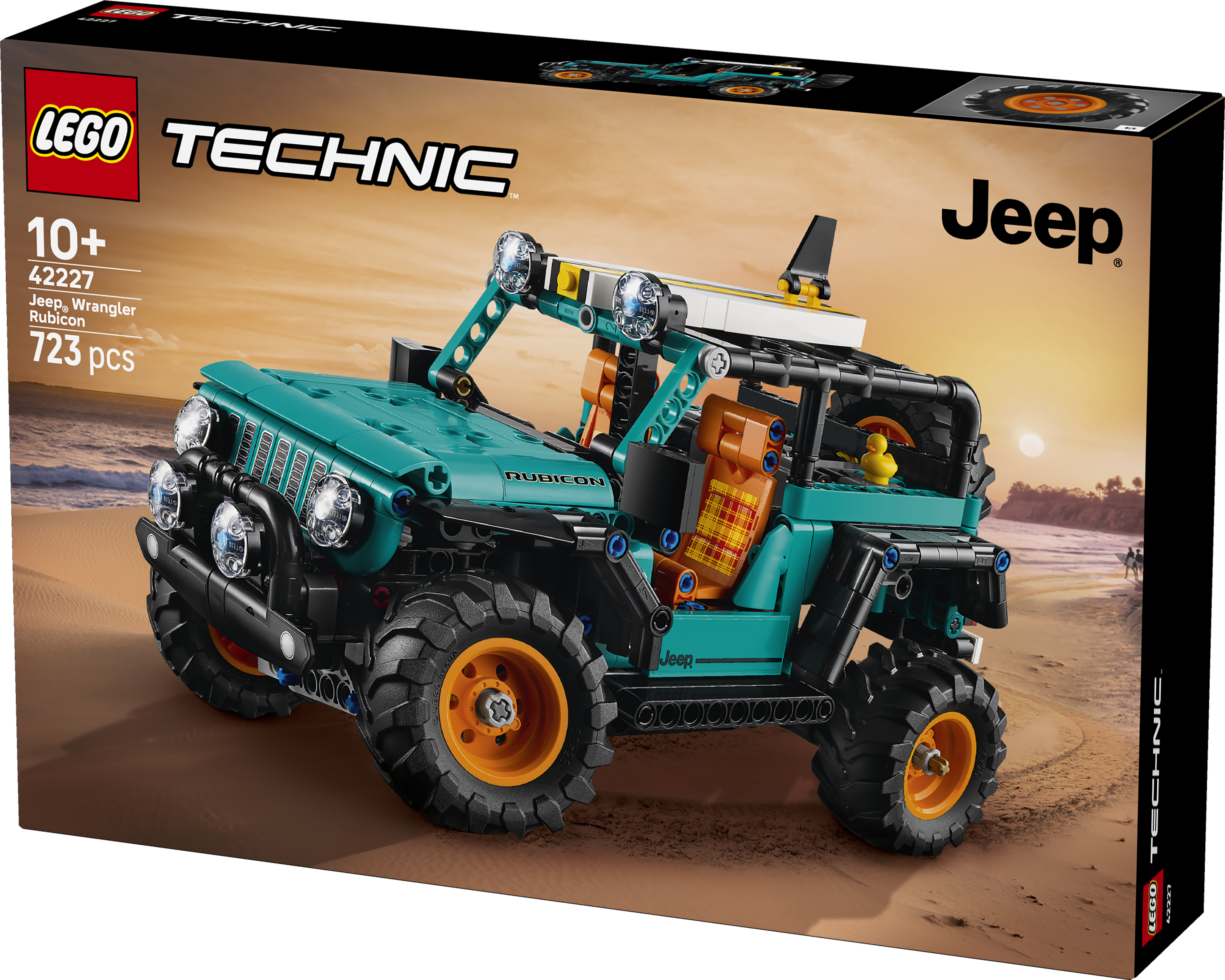 LEGO® Technic Jeep® Wrangler Rubicon SUV, byggesett 42227