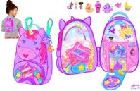 Polly Pocket Enhørning Reiseryggsekk Lekesett