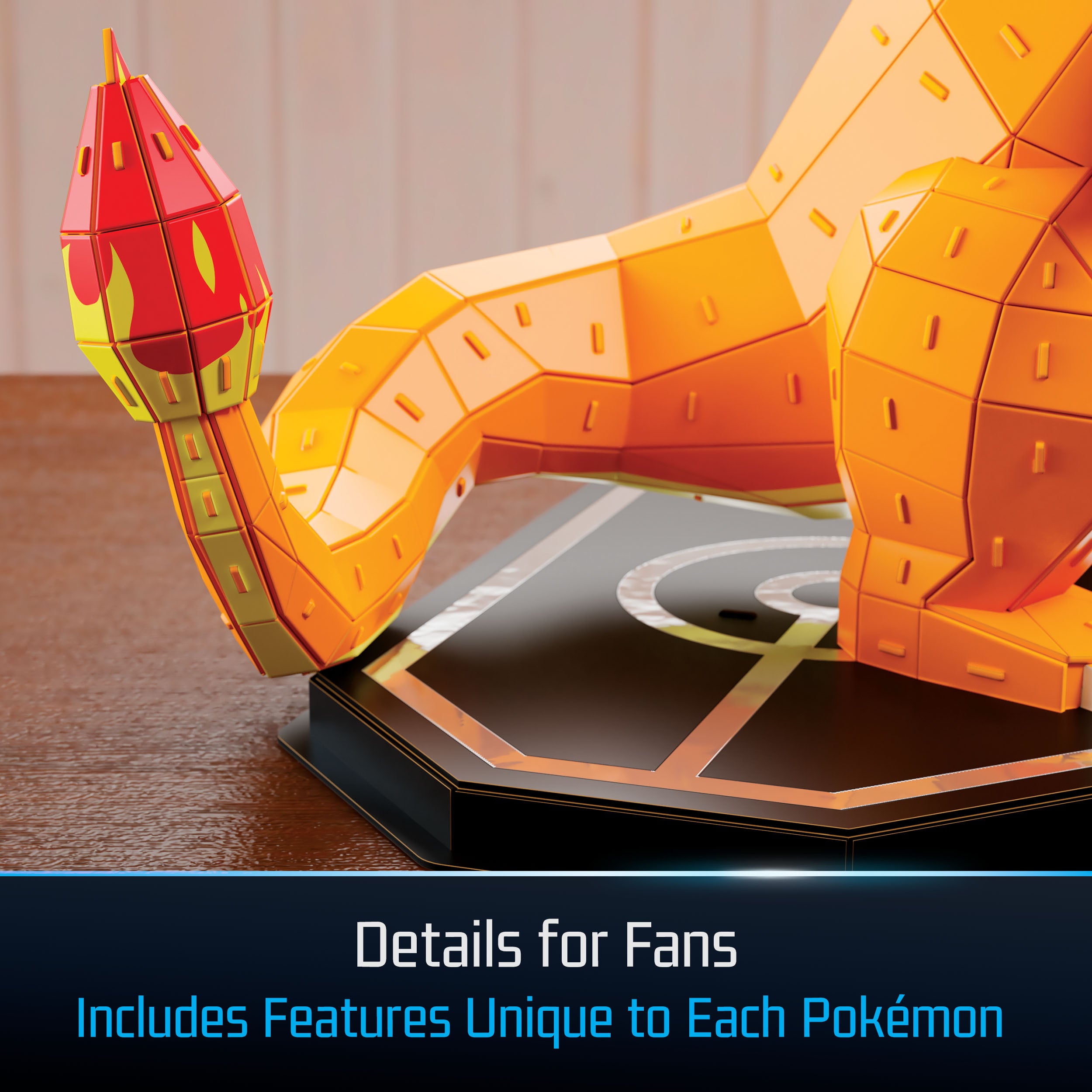 4D Build Pokémon Charizard 3D-modellsats 223 deler