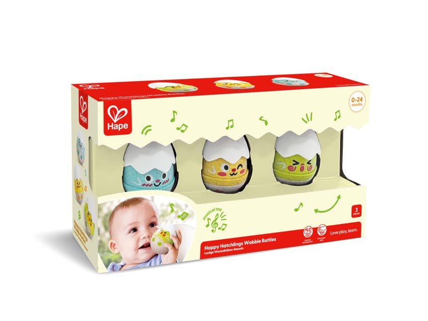 Hape, Sett med vippe-, rasleegg