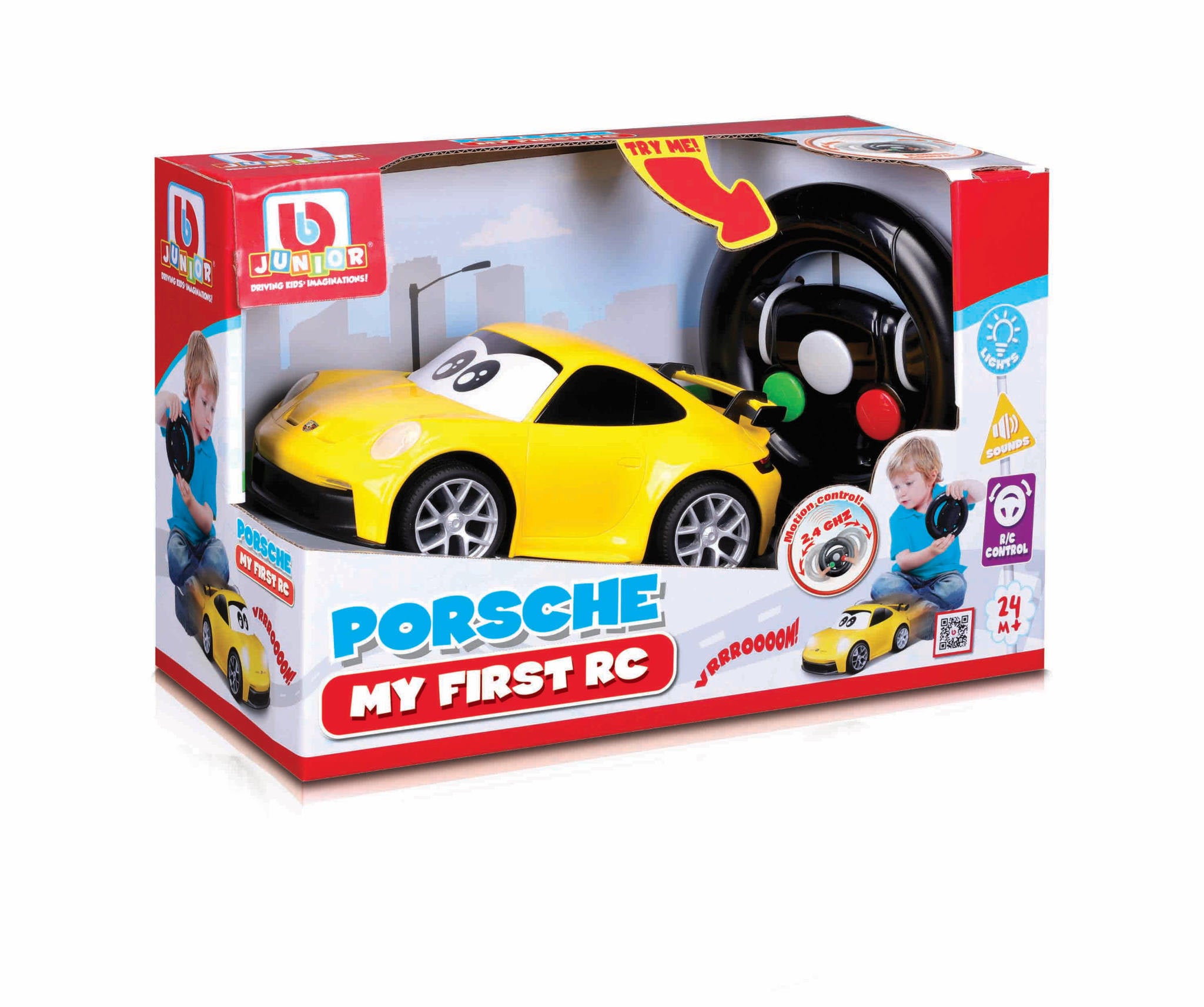 Burago Junior - My First R/C Electric Car Porsche 911 GT3