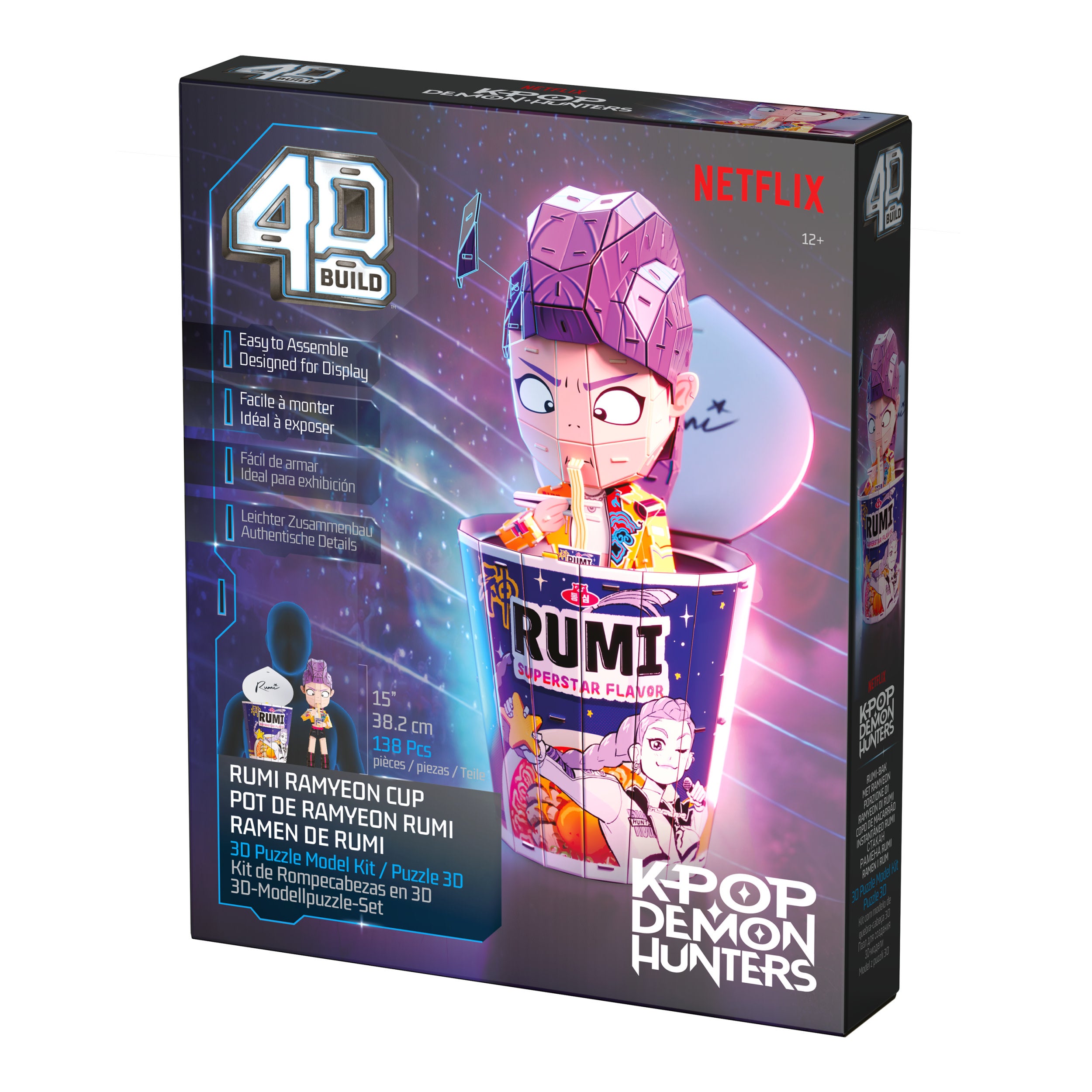 4D Build Rumi 3D-puslespill fra K-pop Demon Hunters